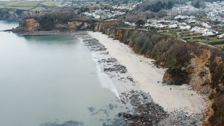 Duporth Beach Low Tide