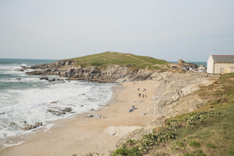 Little fistral beach low tide