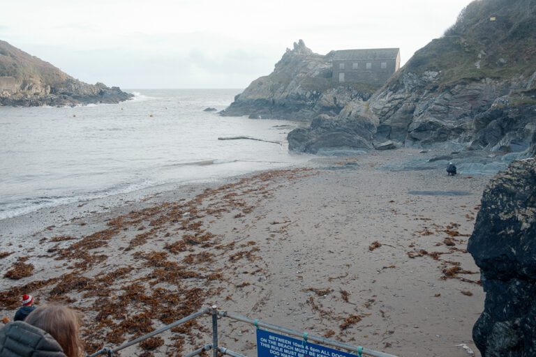 Polperro beach