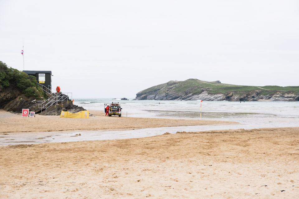 Porth beach in Newquay