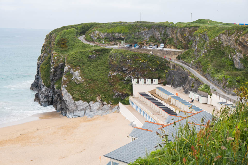 Tolcarne beach in Newquay