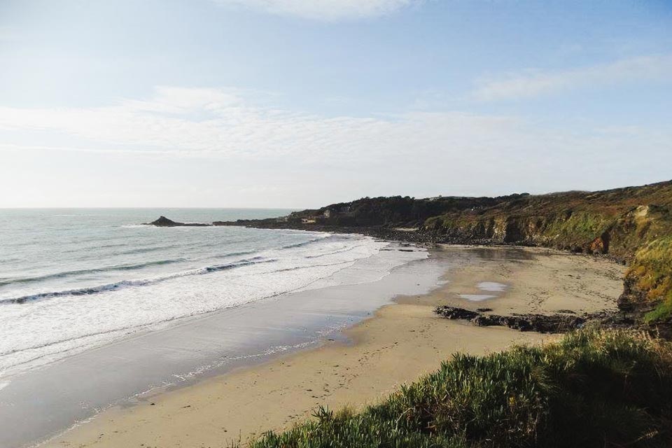 Kenneggy cove beach cornwall