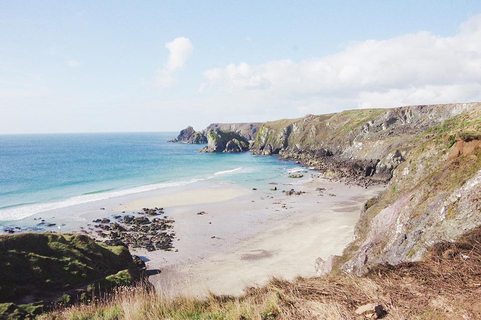 Pentreath beach cornwall