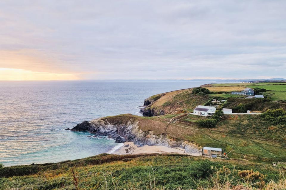Polurrian beach cornwall