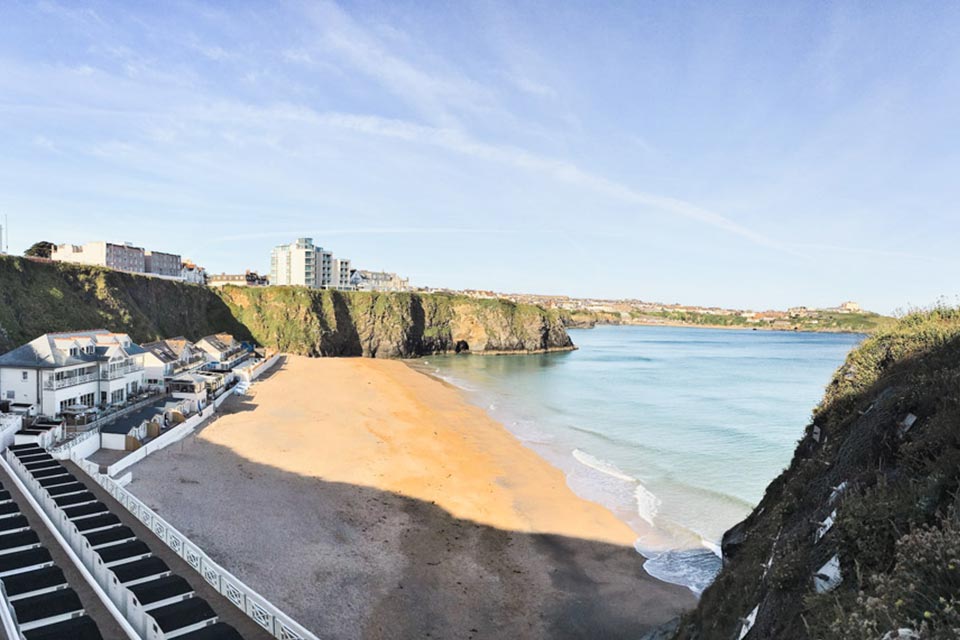 Tolcarne beach cornwall