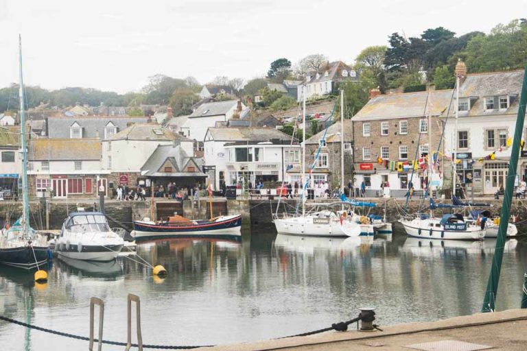 Padstow town in cornwall