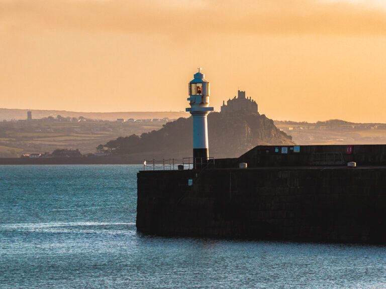 Penzance Town in Cornwall
