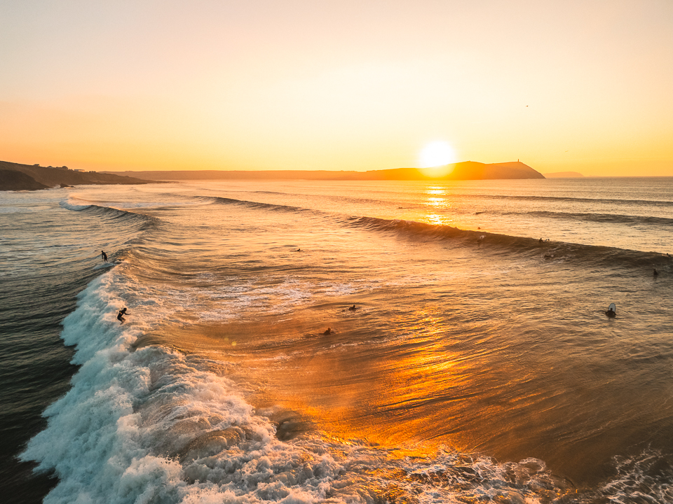 Polzeath sunset