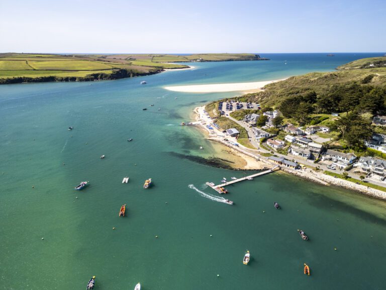 Rock town in Cornwall
