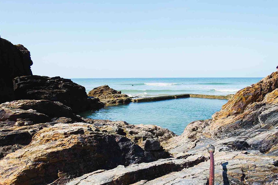 Chapel porth sea pool perranporth