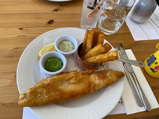 Porthminster Beach Cafe fish and chips