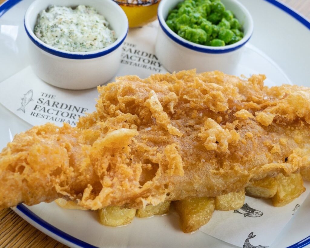 fish and chips the sardine factory