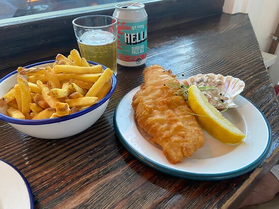Mackerel Sky Seafood, Newlyn fish and chips