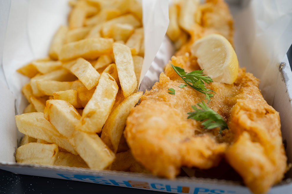 sanders fish and chips