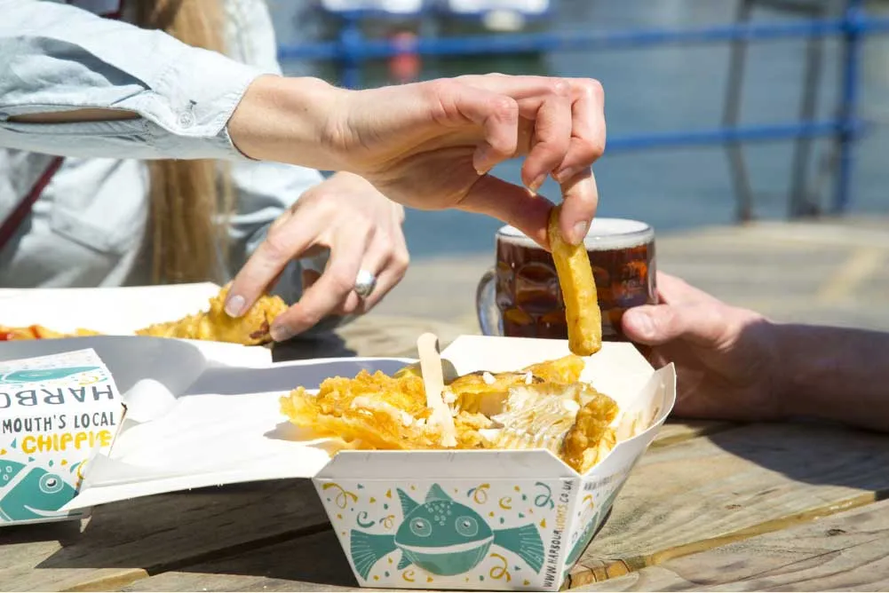 Fish and Chips in Falmmouth